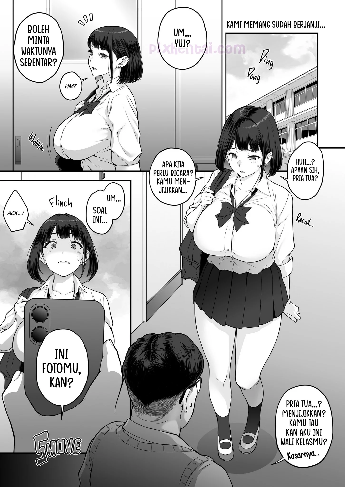 Komik hentai xxx manga sex bokep Gal ga Ossan to LoveHo de Asedaku SEX suru Riyuu 16